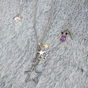 Young Girl's Bundle of 3‎ Charm Chain Necklaces
